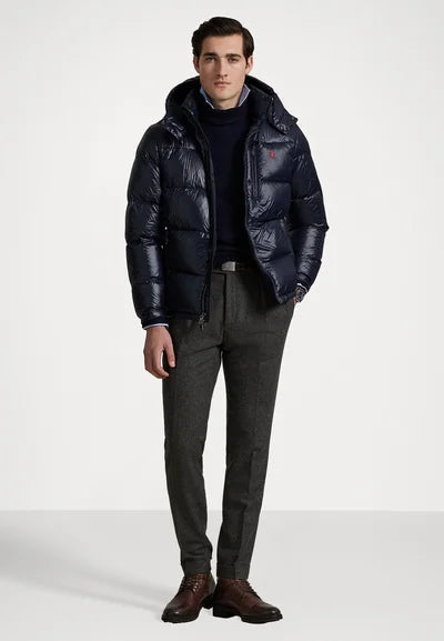 RALPH L. Puffer Jacket - Blue Navy