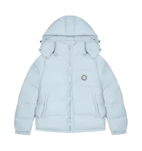 Trapstar Irongate Detachable Hooded Puffer Jacket - Ice Blue